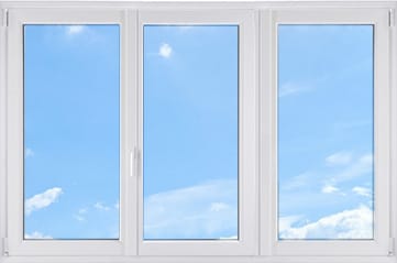 трёхстворчатое окно